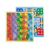 LEAN TOYS 3-w-1 Magnetyczna Tablica Kredowa, Niebieski Stół do Gier