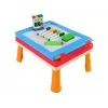 LEAN TOYS 3-w-1 Magnetyczna Tablica Kredowa, Niebieski Stół do Gier