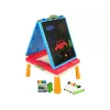 LEAN TOYS 3-w-1 Magnetyczna Tablica Kredowa, Niebieski Stół do Gier