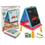 LEAN TOYS 3-w-1 Magnetyczna Tablica Kredowa, Niebieski Stół do Gier
