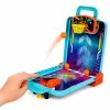 LEAN TOYS 3-w-1 Mini Gra Arcade – Przenośny Koszykówka, Pinball i Kręgle w Walizce (Wielokolorowy)