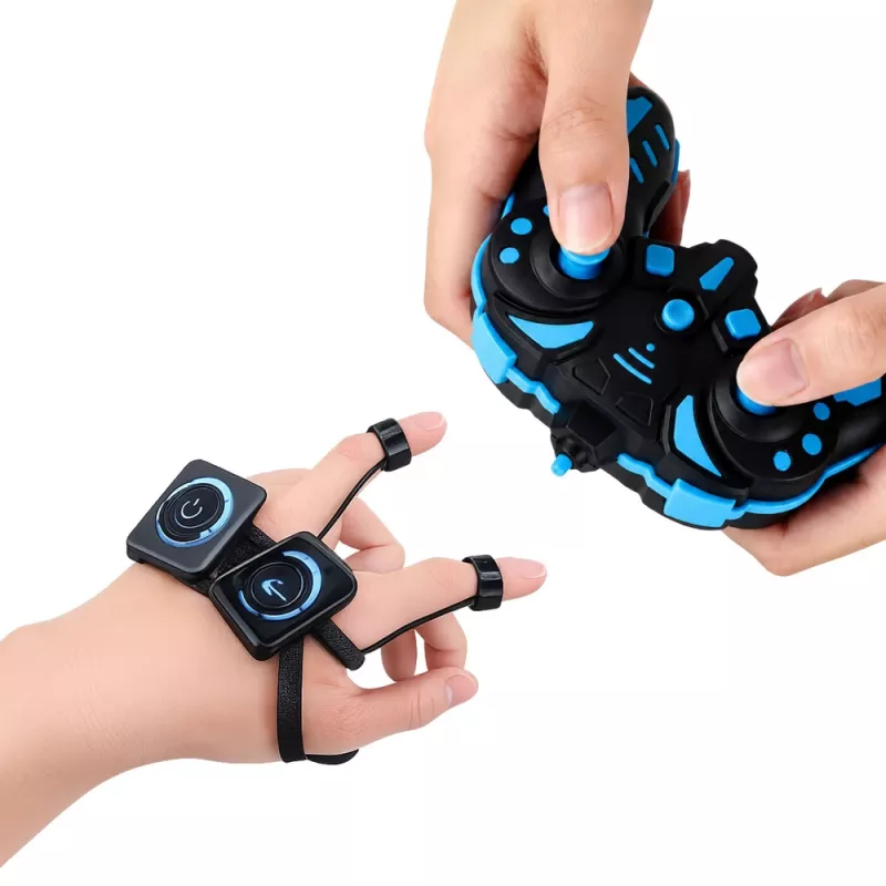 LEAN TOYS Zdalnie sterowany samochód kaskaderski RC z gestami 360° czerwony