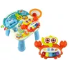 LEAN TOYS 4w1 Wózek Stolik Edukacyjny Hulajnoga Rower Dla Niemowląt Niebieski