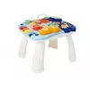 LEAN TOYS 7589 Interactive Push Walker Table Panel, 2-in-1 Baby Activity Walker with Lights, Sounds, and Educational Panel