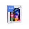 LEAN TOYS Zestaw kolorowych wiader z zwierzętami - piramida