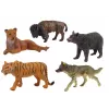 LEAN TOYS Zestaw figurek zwierząt afrykańskich Niedźwiedź Tygrys