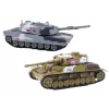 LEAN TOYS Aluminiowy Czołg z Napędem Tarcia, Różne Kolory