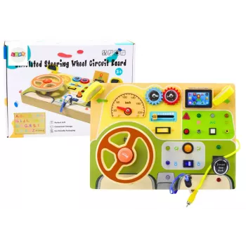 LEAN TOYS Analog Sensory Manipulative Board Car LED Lights - Gravity Analog Sound Sensor Module with Electret Microphone, LM358 Amplifier, 3.3-5V DC, for Arduino, Raspberry Pi, ESP32