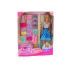 LEAN TOYS Anlily Zestaw lalek z ubraniami, akcesoriami i dodatkami