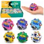 LEAN TOYS Piłka antystresowa z pianki z kolcami do odbijania Kosmos 7 cm