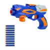 LEAN TOYS Pistolet do gry zręcznościowej Piankowe strzałki Elektroniczna tarcza z licznikiem
