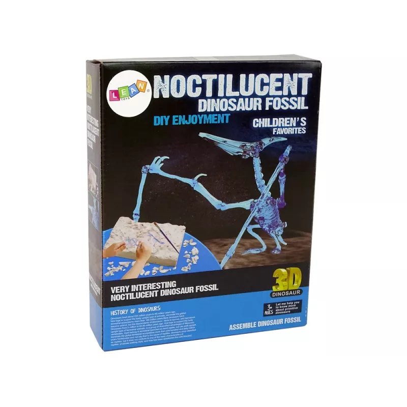 LEAN TOYS Zestaw Archeologiczny Wykopaliska Szkielet Dinozaura Pteranodon 3D Hologram