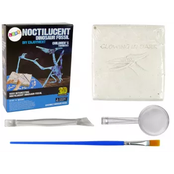 LEAN TOYS Zestaw Archeologiczny Wykopaliska Szkielet Dinozaura Pteranodon 3D Hologram