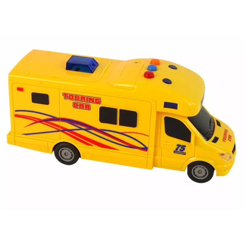 LEAN TOYS Auto Camper Excursion Fricative Drive Sound Lights
