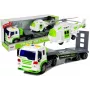 LEAN TOYS Auto Transporter na baterie 1:16 z helikopterem