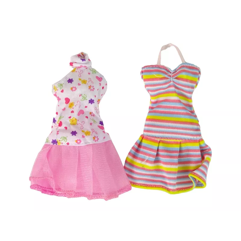 LEAN TOYS Baby Doll Emily Akcesoria Zdejmowane Sukienki
