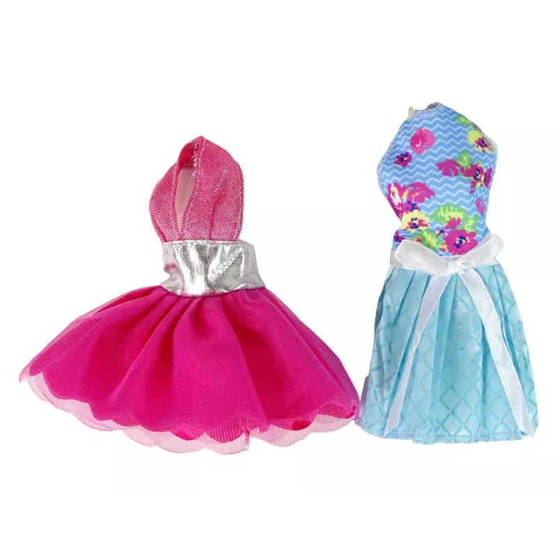 LEAN TOYS Baby Doll Emily Akcesoria Zdejmowane Sukienki
