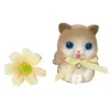LEAN TOYS Baby Doll Emily Long Hair Kitten Flower