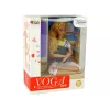 Mata do jogi dla lalek LEAN TOYS z długimi blond włosami
