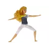 Mata do jogi dla lalek LEAN TOYS z długimi blond włosami