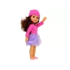 LEAN TOYS Baby Girl Doll Brown Hair