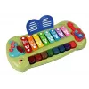 LEAN TOYS Baby Grand Piano z talerzami i podświetlanymi klawiszami – zabawka muzyczna
