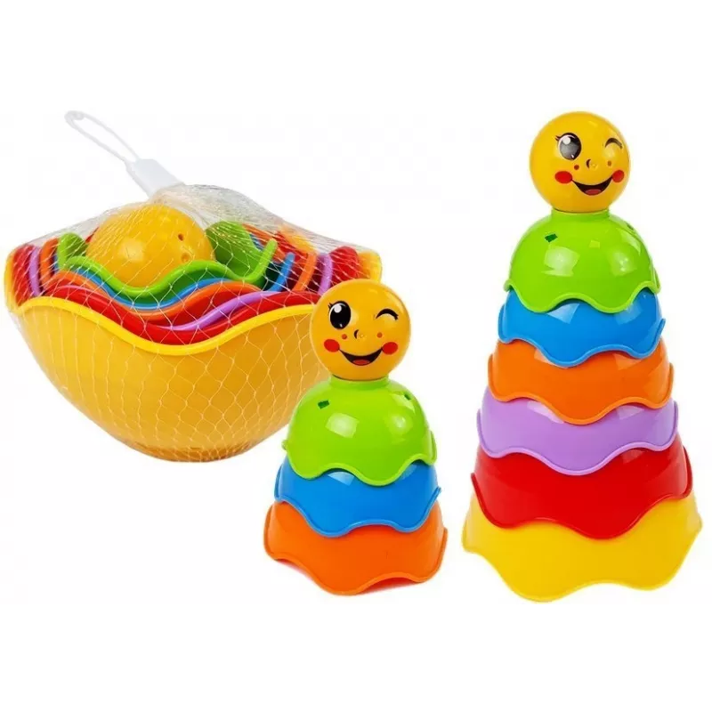 LEAN TOYS Baby Pyramid Shells
