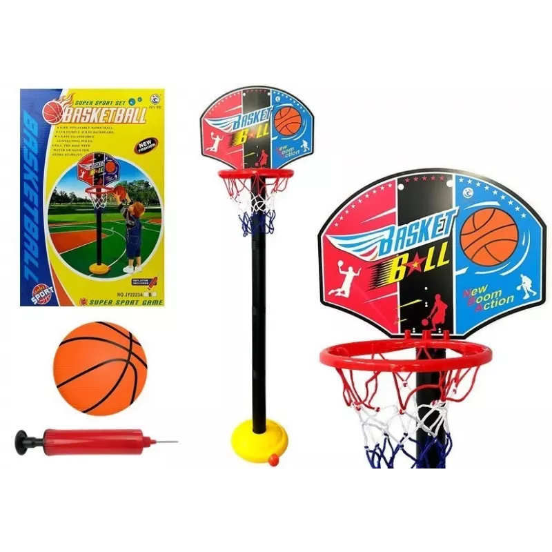 LEAN TOYS Zestaw do koszykówki dla dzieci