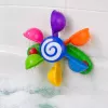 LEAN TOYS Zestaw do kąpieli Wiatrak wodny z przyssawkami Dwie łyżeczki Zabawka wodna