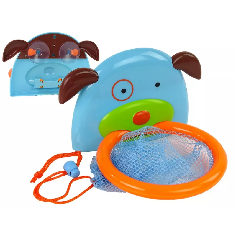 LEAN TOYS Bath Toy Mini Basketball Dog Rubber Fish