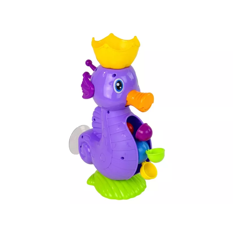 LEAN TOYS Zabawka do kąpieli Konik Morski Wodospad
