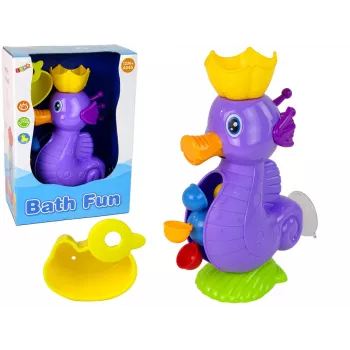 LEAN TOYS Zabawka do kąpieli Konik Morski Wodospad