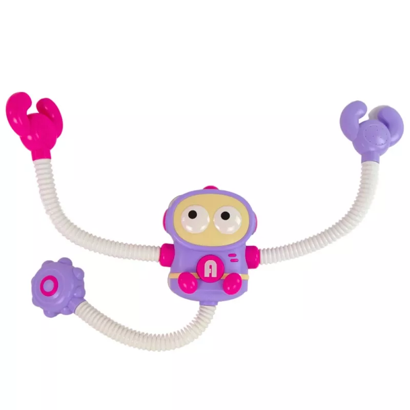 LEAN TOYS Zabawka do kąpieli Astronauta Prysznic z cyrkulacją wody i przyssawkami