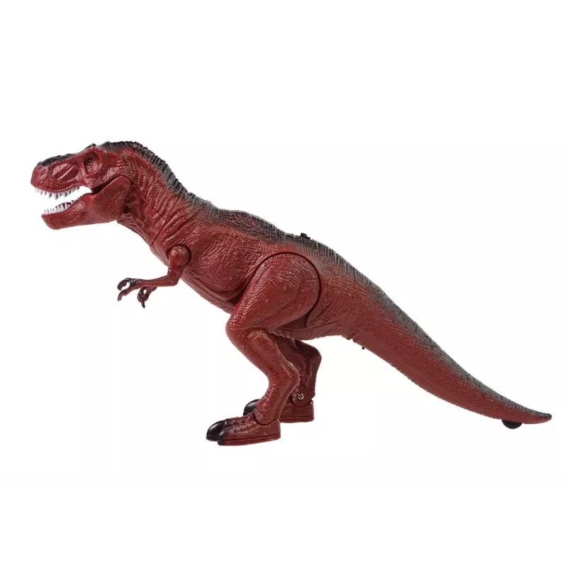LEAN TOYS Zabawkowy Dinozaur Tyranozaur Rex na Baterię z Pilotem i Dźwiękiem