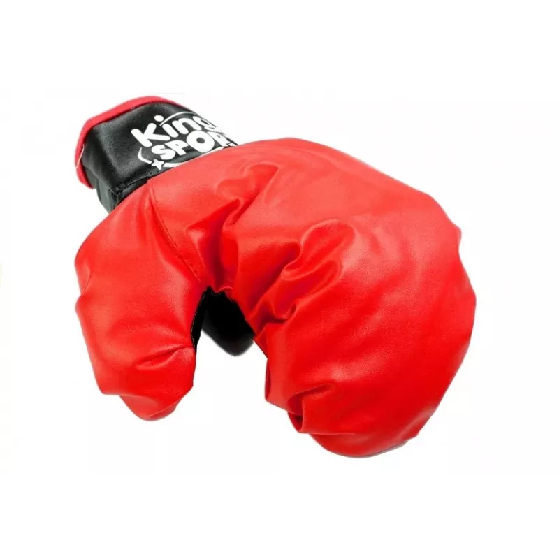 LEAN TOYS Big Boxer Set Dla Dzieci + Rękawice i Gruszka Bokserska
