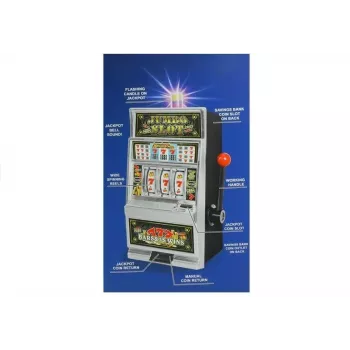 LEAN TOYS Duża Automat do Gry Kasyno z Dźwiękami Skarbonka