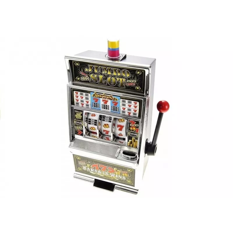 LEAN TOYS Duża Automat do Gry Kasyno z Dźwiękami Skarbonka