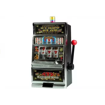 LEAN TOYS Duża Automat do Gry Kasyno z Dźwiękami Skarbonka