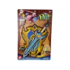 LEAN TOYS Zestaw Miecz i Tarcza Niebieskiego Wojownika z Pianki EVA