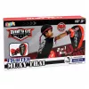 LEAN TOYS 2-w-1 zestaw treningowy do Muay Thai z rękawicami i łapami, czarny