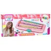 LEAN TOYS Zestaw do tworzenia bransoletek Różowe pudełko