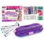 LEAN TOYS Zestaw do tworzenia bransoletek Kolorowe koraliki Pojemnik Twórca