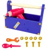 LEAN TOYS Klocki konstrukcyjne w pudełku DIY z wkrętakiem