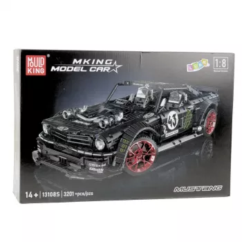 LEAN TOYS Klocki Samochód Sportowy Mustang Hoonicorn V2 Zestaw - 3201 elementów, skala 1:8, ABS