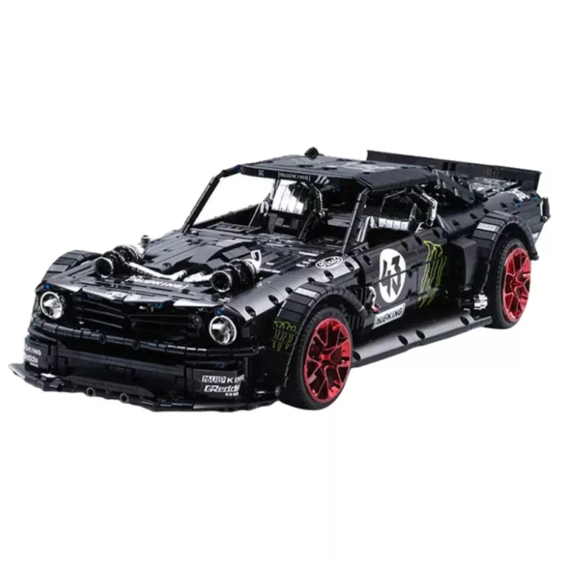 LEAN TOYS Klocki Samochód Sportowy Mustang Hoonicorn V2 Zestaw - 3201 elementów, skala 1:8, ABS