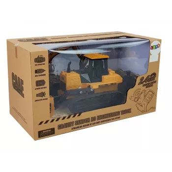 LEAN TOYS Spychacz z Gąsienicami Sterowany Gestem Ręki 2.4G 1:28