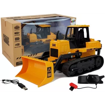 LEAN TOYS Spychacz z Gąsienicami Sterowany Gestem Ręki 2.4G 1:28
