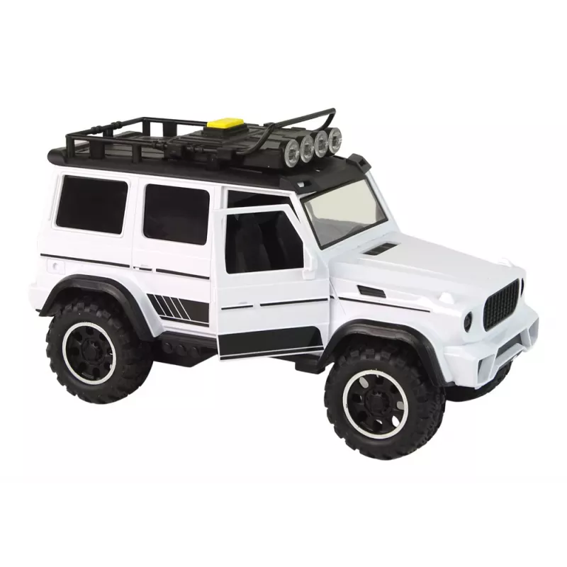 LEAN TOYS Samochód Off-Road Biały Dźwięk Światła Pojazd 1:14