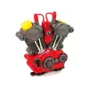 LEAN TOYS Silnik samochodowy dla małego mechanika - zestaw do samodzielnego montażu z dźwiękami i światłami