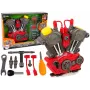 LEAN TOYS Silnik samochodowy dla małego mechanika - zestaw do samodzielnego montażu z dźwiękami i światłami